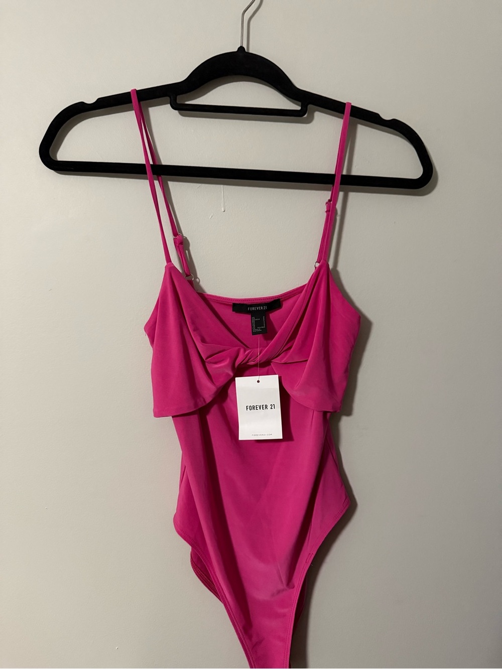 NWT Forever 21 Pink Bodysuit